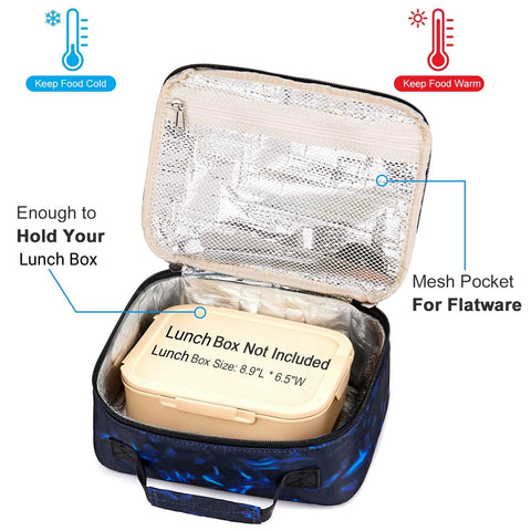 LEDAOU lunch box with ice-pack keeps snacks cool or warm