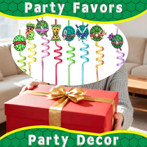 LEDUO reusable party favors and decorations with turtle theme.