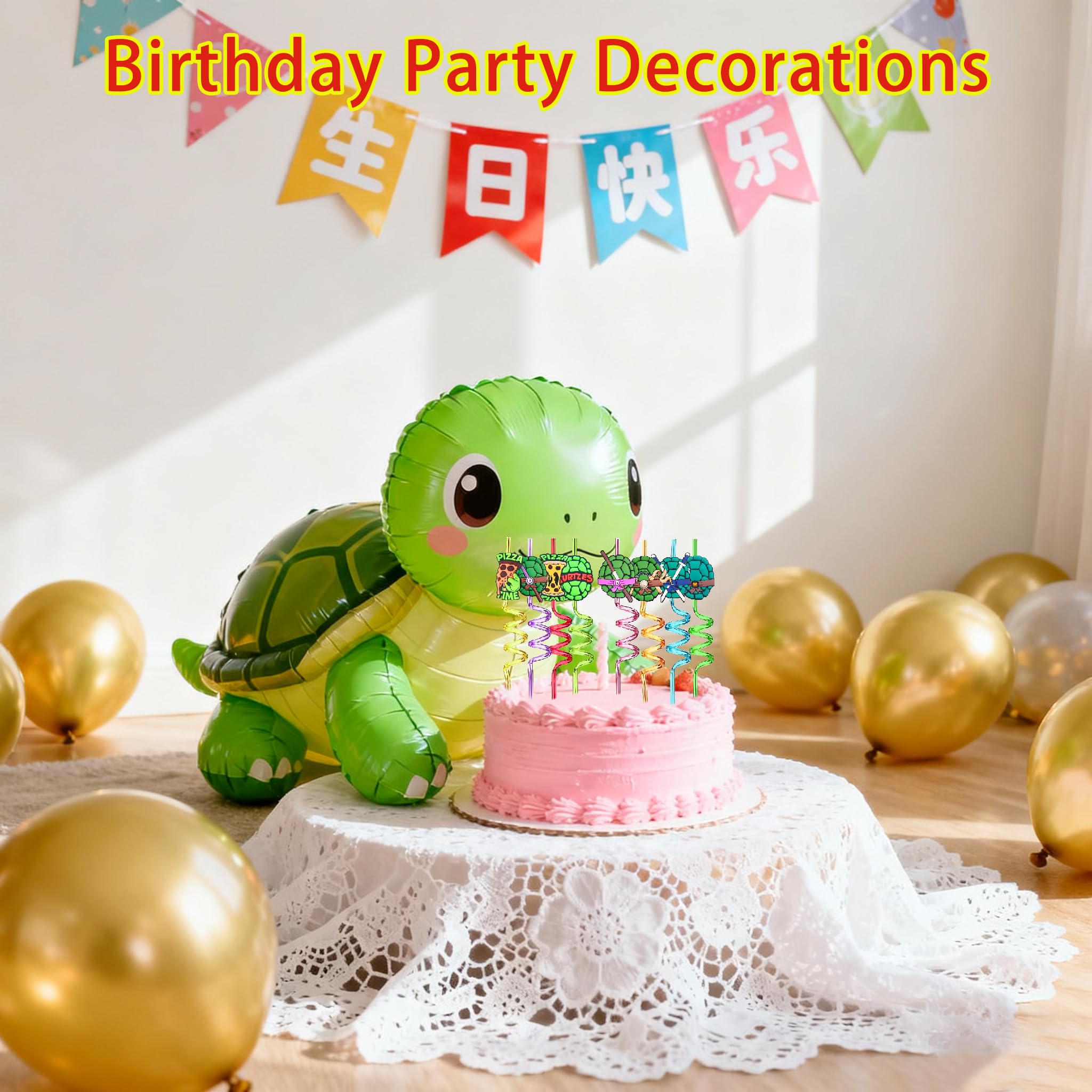 LEDUO kid-friendly durable straws ideal for birthdays and parties.