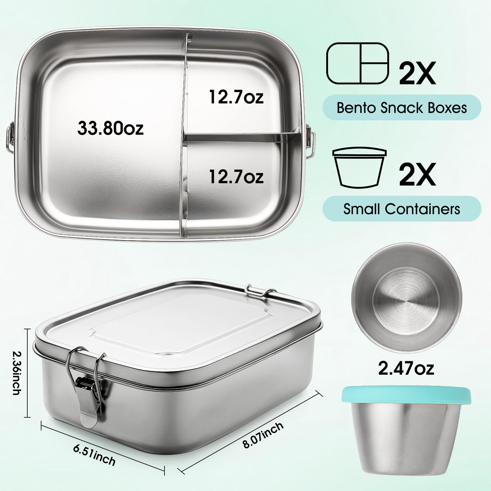LEEPENK lockable clips ensure secure transport and prevent leaks during commutes