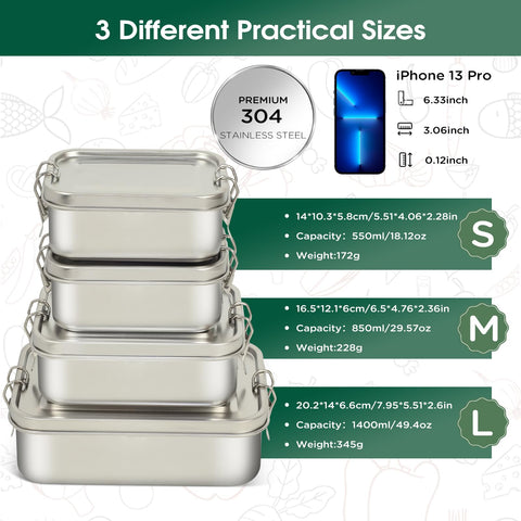 LEEPENK lunchbox leak-proof lid ensures safe transport of liquids and prevents spills.