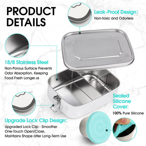 LEEPENK premium 304 stainless steel surface resists odors and keeps flavors fresh