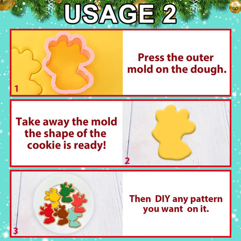Leesgel House cutter for cozy, festive cookies.