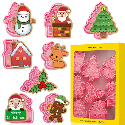 Leesgel Santa cookie cutter for festive cookies and quick shaping.