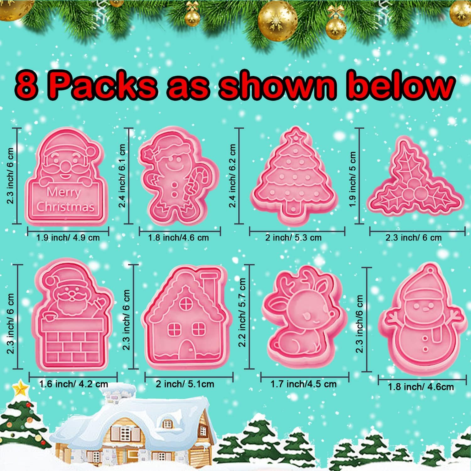 Leesgel Christmas Tree cutter for easy, decorative holiday cookies.