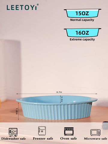 LEETOYI dishwasher-safe ceramic pans; easy cleanup after family meals.