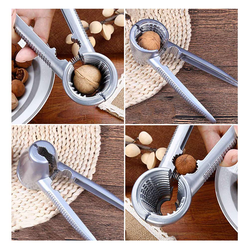LEFJUBAW nut-cracker-funnel-structure keeps nuts secure for clean opening.