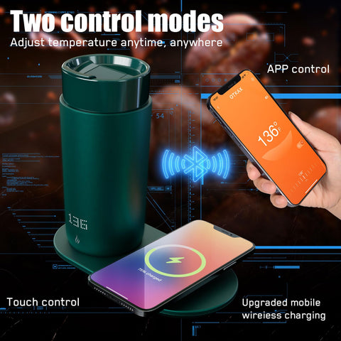 LEGARDLILIU smart mug app control panel enables precise temperature via phone