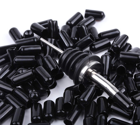 LEGERM kitchen cap for oil and vinegar keeps containers tidy and dust-free.