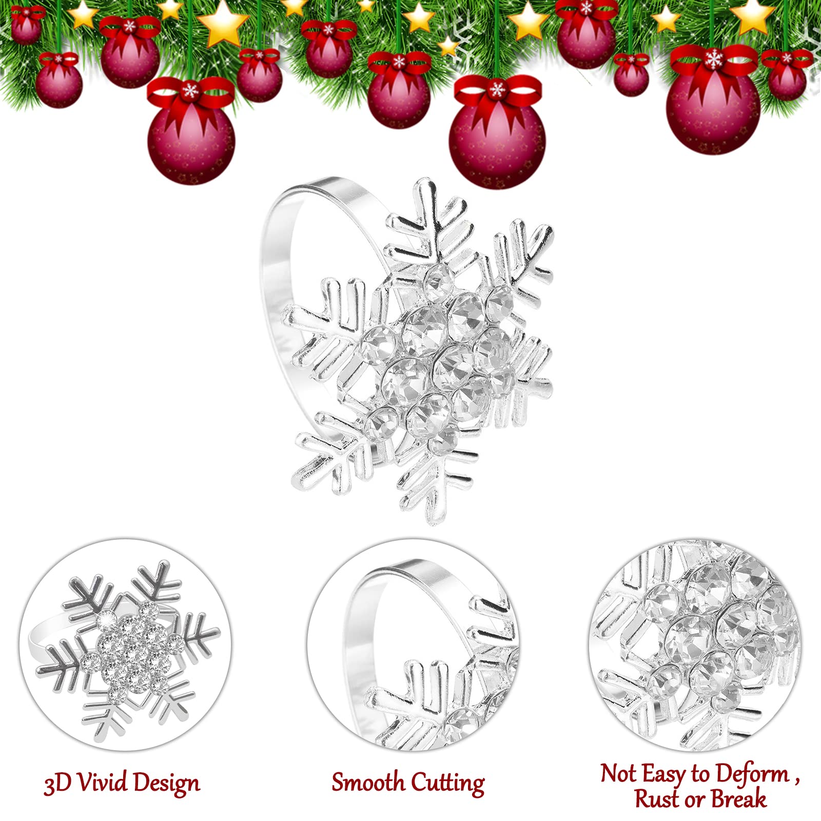 Legigo napkin rings stacked display demonstrates sturdy construction.