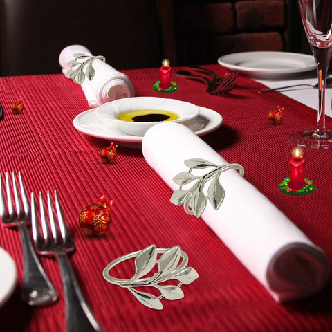 Legigo napkin ring with 1.58 inch diameter fits standard cloth napkins.