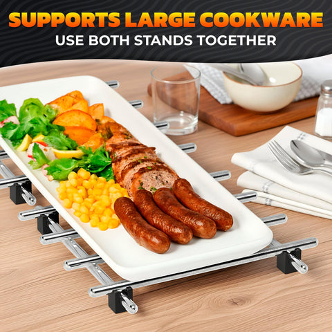 LEGLO trivet enhances neat dining and kitchen decor in use