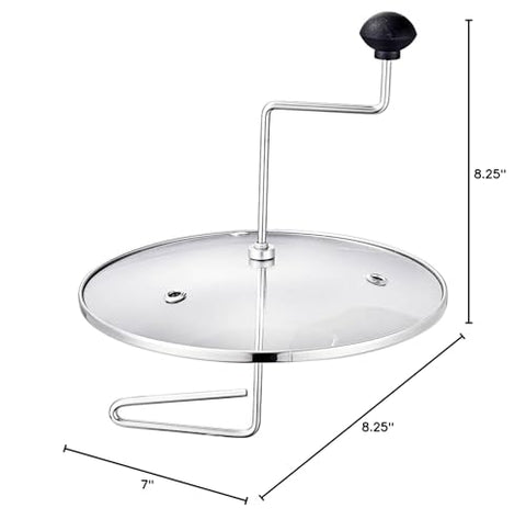 Lehman's popper with built-in stirrer prevents scorching during batches