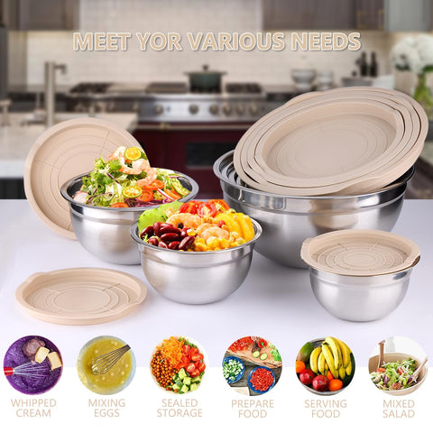 Leidawn nesting bowls keep your kitchen organized and tidy.