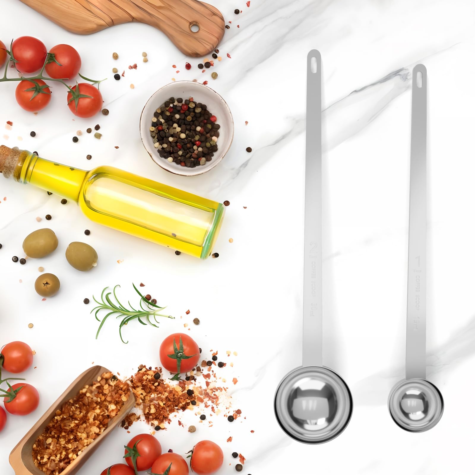 LEIFENY 2-pack set keeps a spare scoop ready for guests