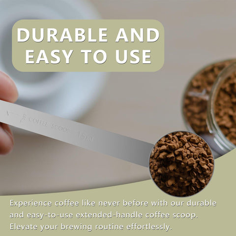 LEIFENY dishwasher-safe coffee scoop for quick, hassle-free cleanup