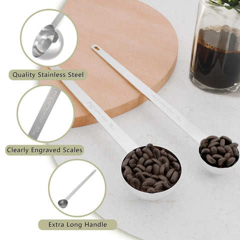 LEIFENY stainless steel measuring spoon, durable daily kitchen companion