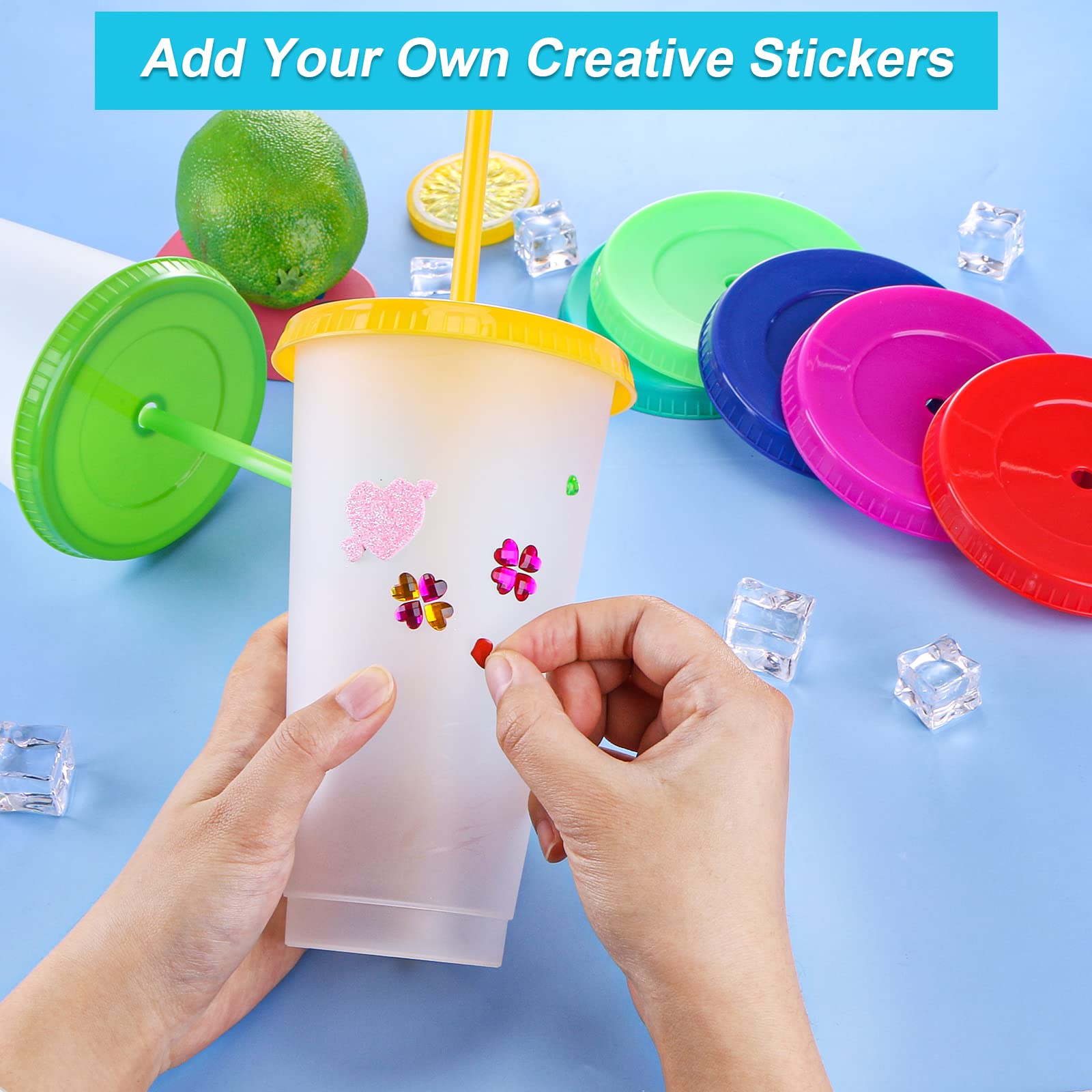 LEIFEOSH stackable tumblers save space in cupboards and bags.