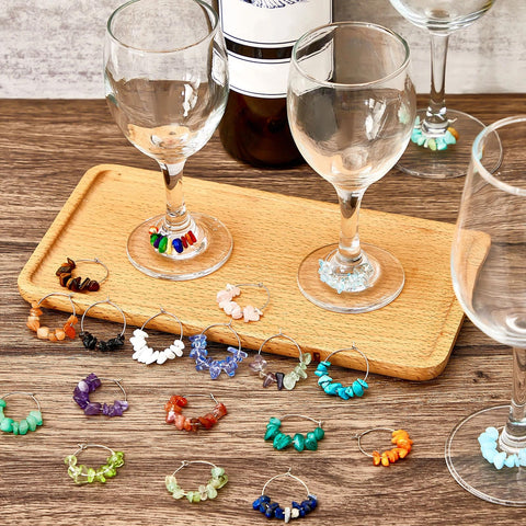 Leinuosen corporate event markers keep glasses clearly distinct.