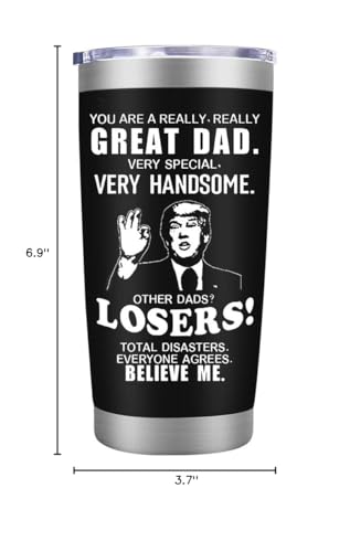 LEIOH 20oz tumbler mug black gift-packaging, ready for Father's Day gifting