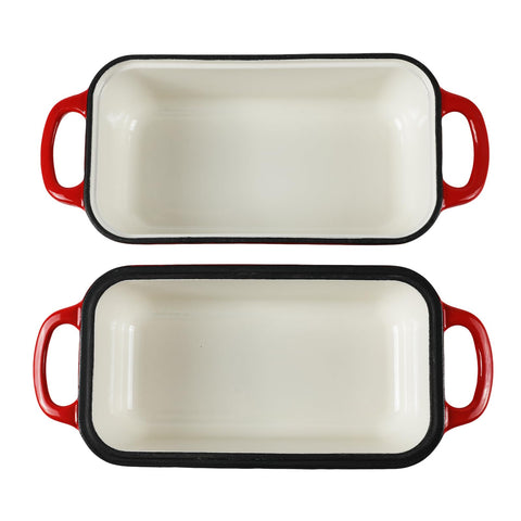 Leiroonkasst 9x5-inch bread pan lid captures steam for crusty bread.