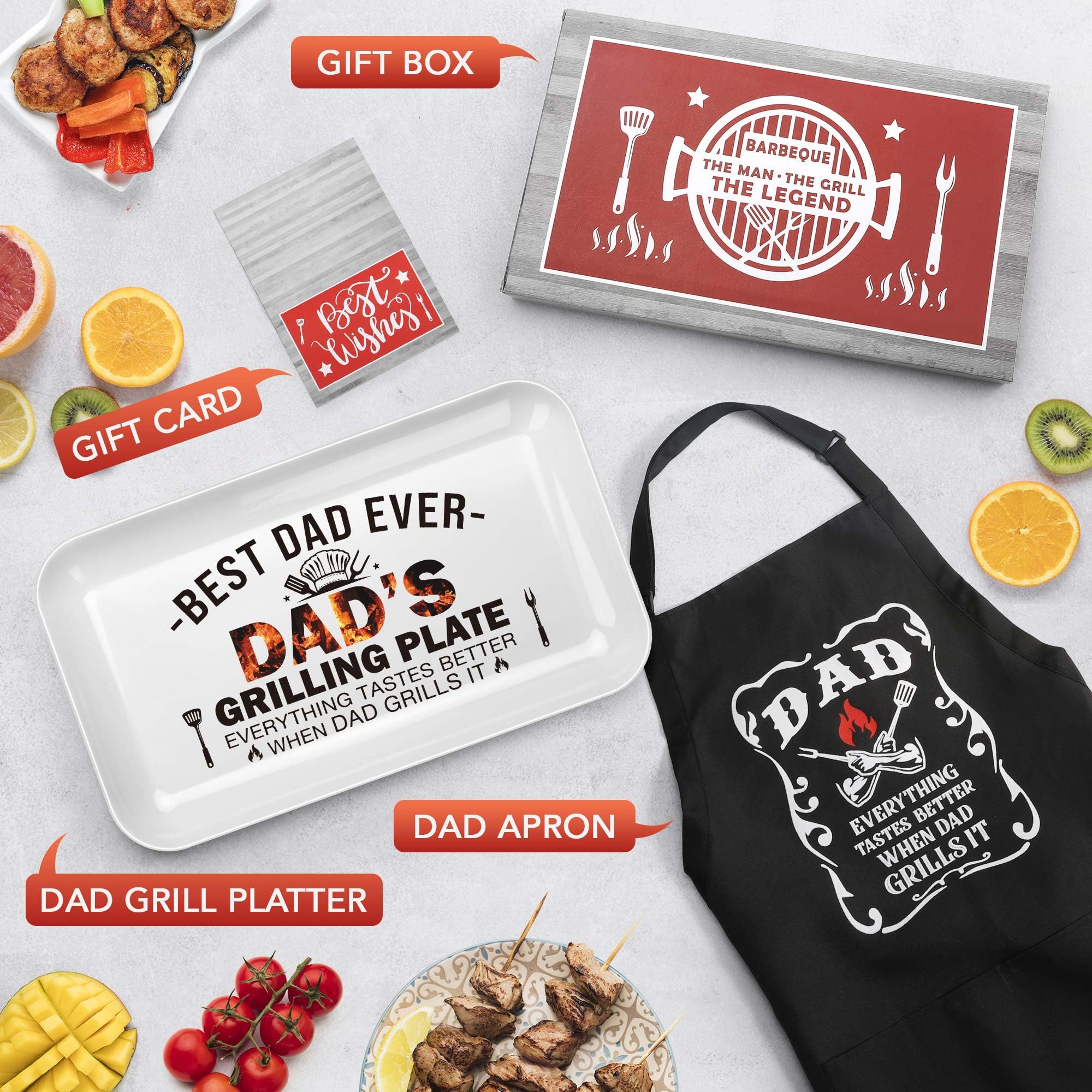 LEJIAJINW birthday gift for dad features a practical grilling duo