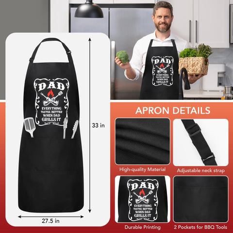 LEJIAJINW gift box showing a ready-to-gift grilling set for dad