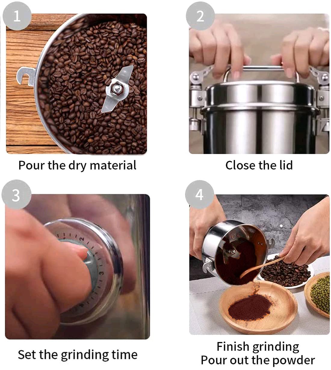 LEJIEYIN cleaning guide image shows easy wipe down after use