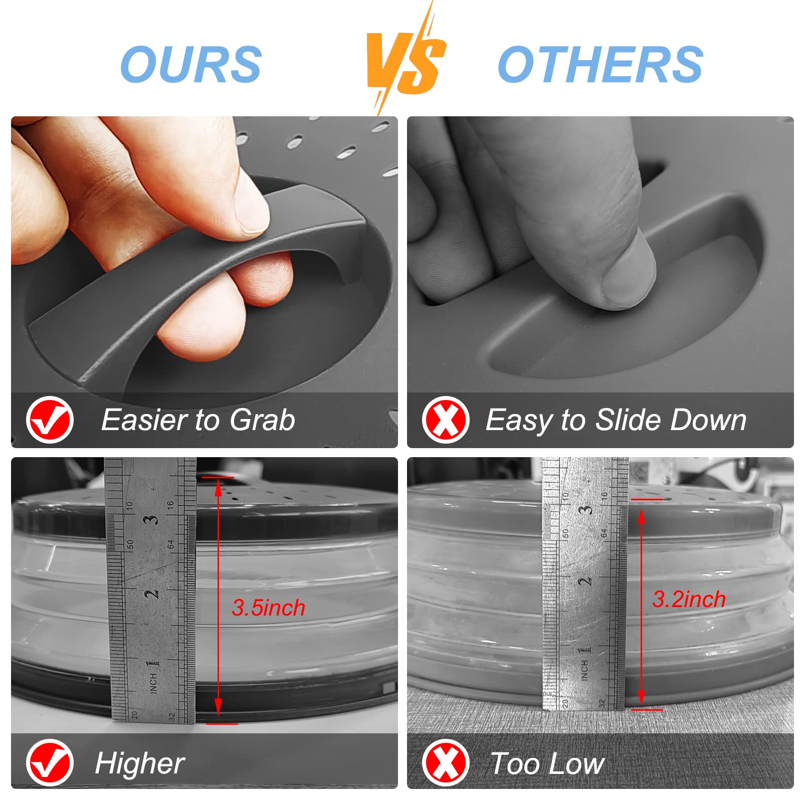 LekDrok collapsible silicone mat doubles as plate holder and drying surface.
