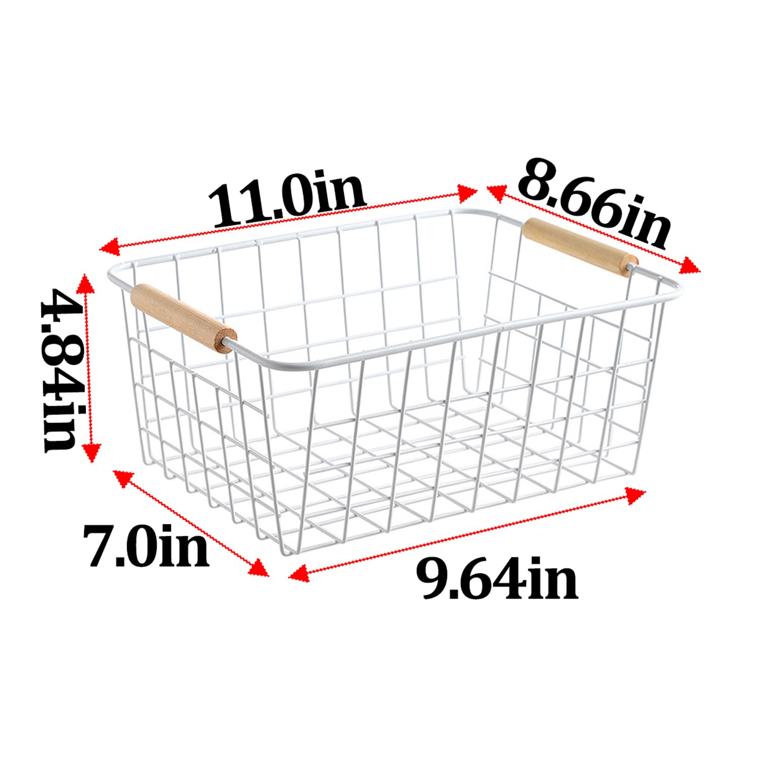 LeleCAT pantry storage basket for cabinets keeps snacks neatly organized.