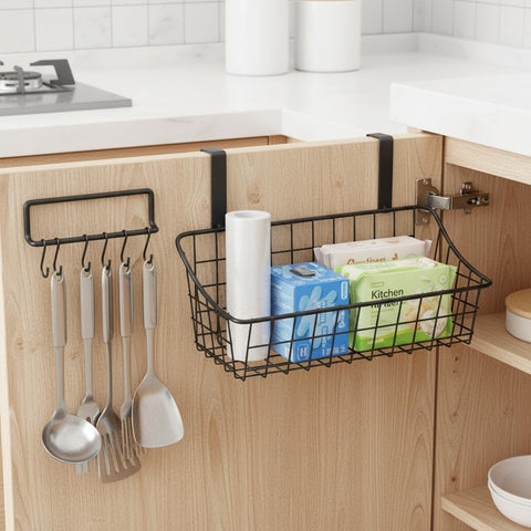 LeleCAT sturdy steel construction supports kitchen and bathroom items.