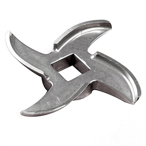 LEM #5 stainless steel grinder knife with self-sharpening edge for durable grinding.