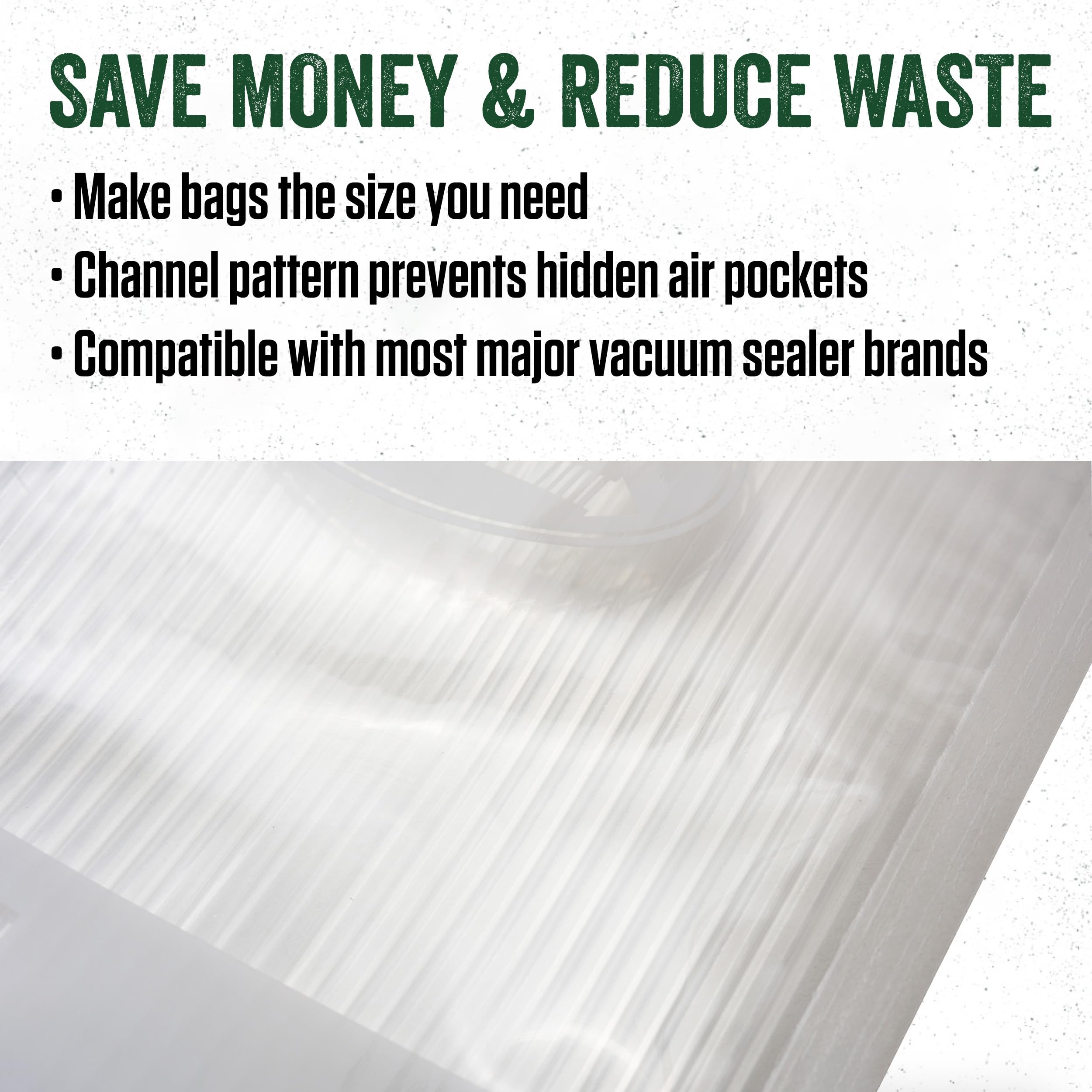 LEM MaxVac reusable bags feature labeling area for dates and contents