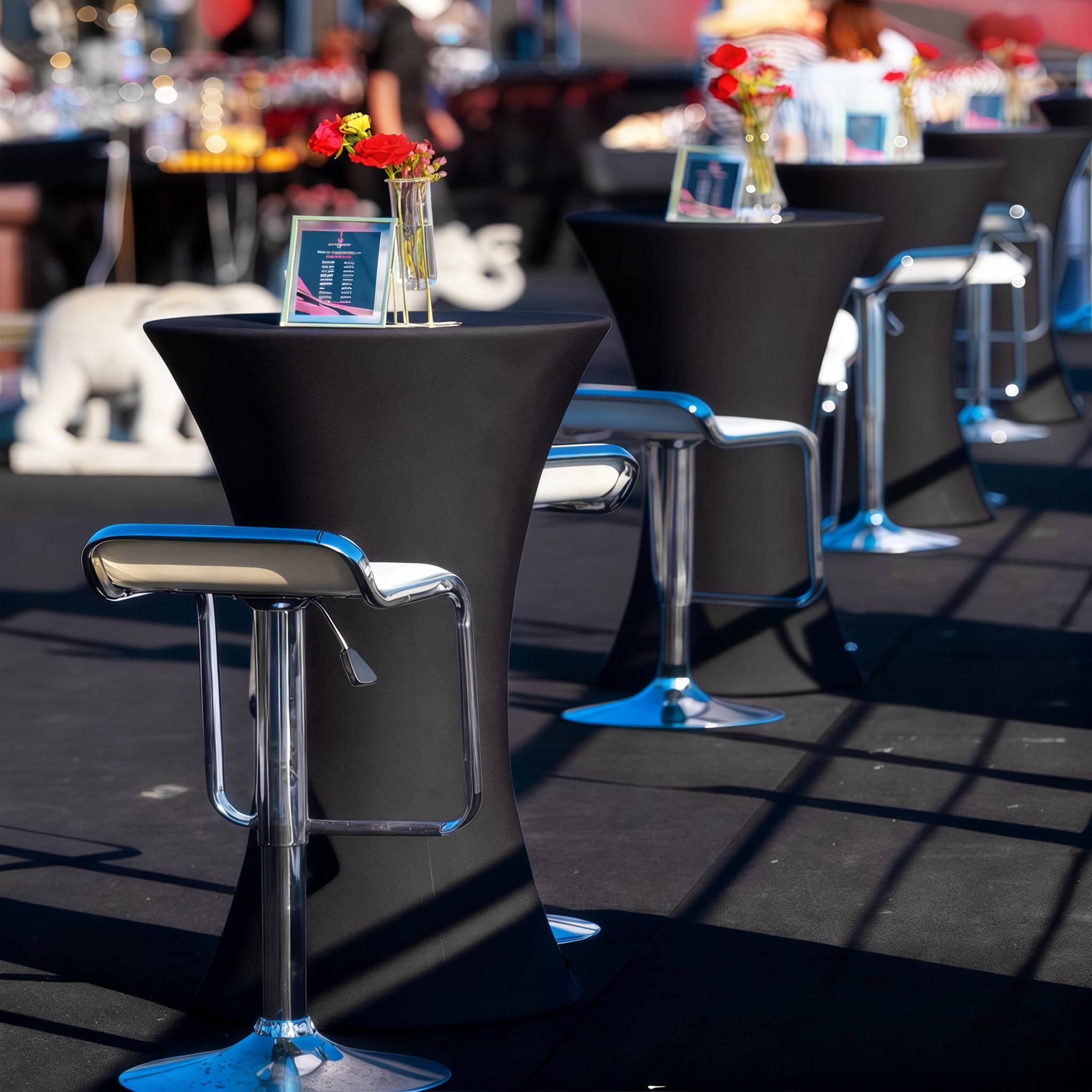 Lemict outdoor wind-tested cover; secure fit for outdoor gatherings.