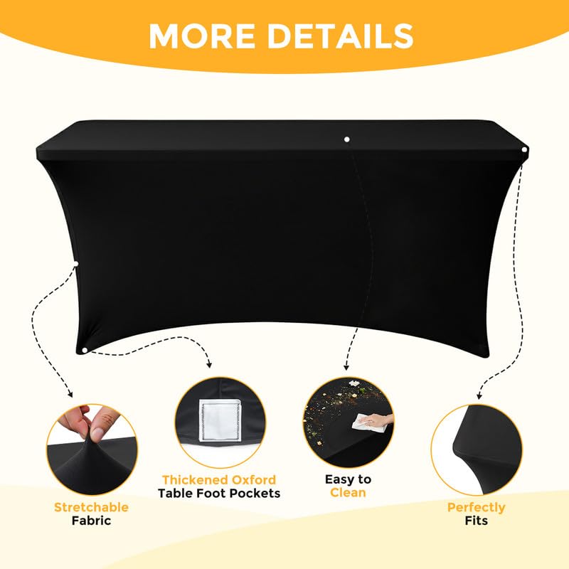 Lemict trade-show display with an 8ft tablecloth for a clean booth look