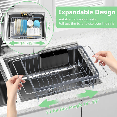 LEMIKKLE detachable cutlery holder with drainage holes keeps utensils tidy