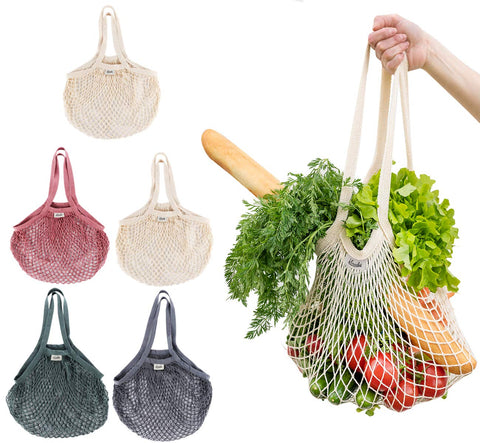 Lemonfilter mesh grocery bags five-pack for sustainable shopping