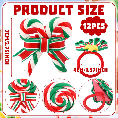 LemonRoad red and white napkin ring elevates Christmas dinners with playful elegance