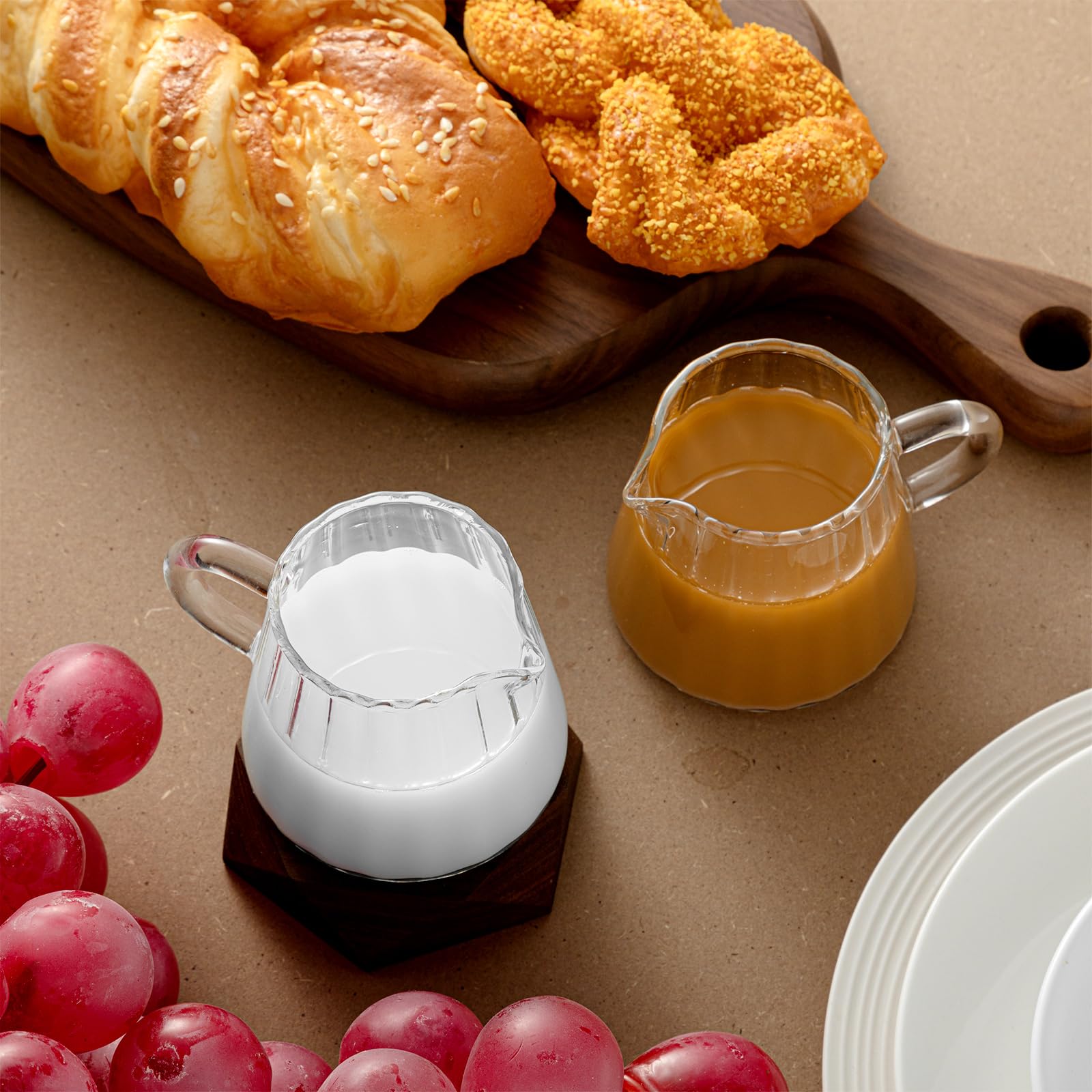 LemonRoad coffee bar creamer set arranged for display and serve