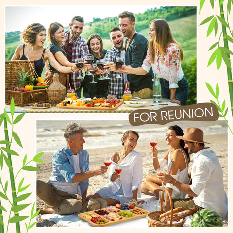 LemonRoad dual-purpose charcuterie board: chopping surface converts to a generous serving board.