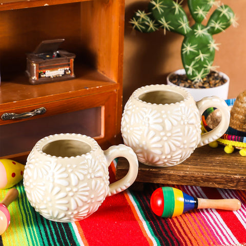 LemonRoad mugs suitable for agua de horchata and pozole gatherings.