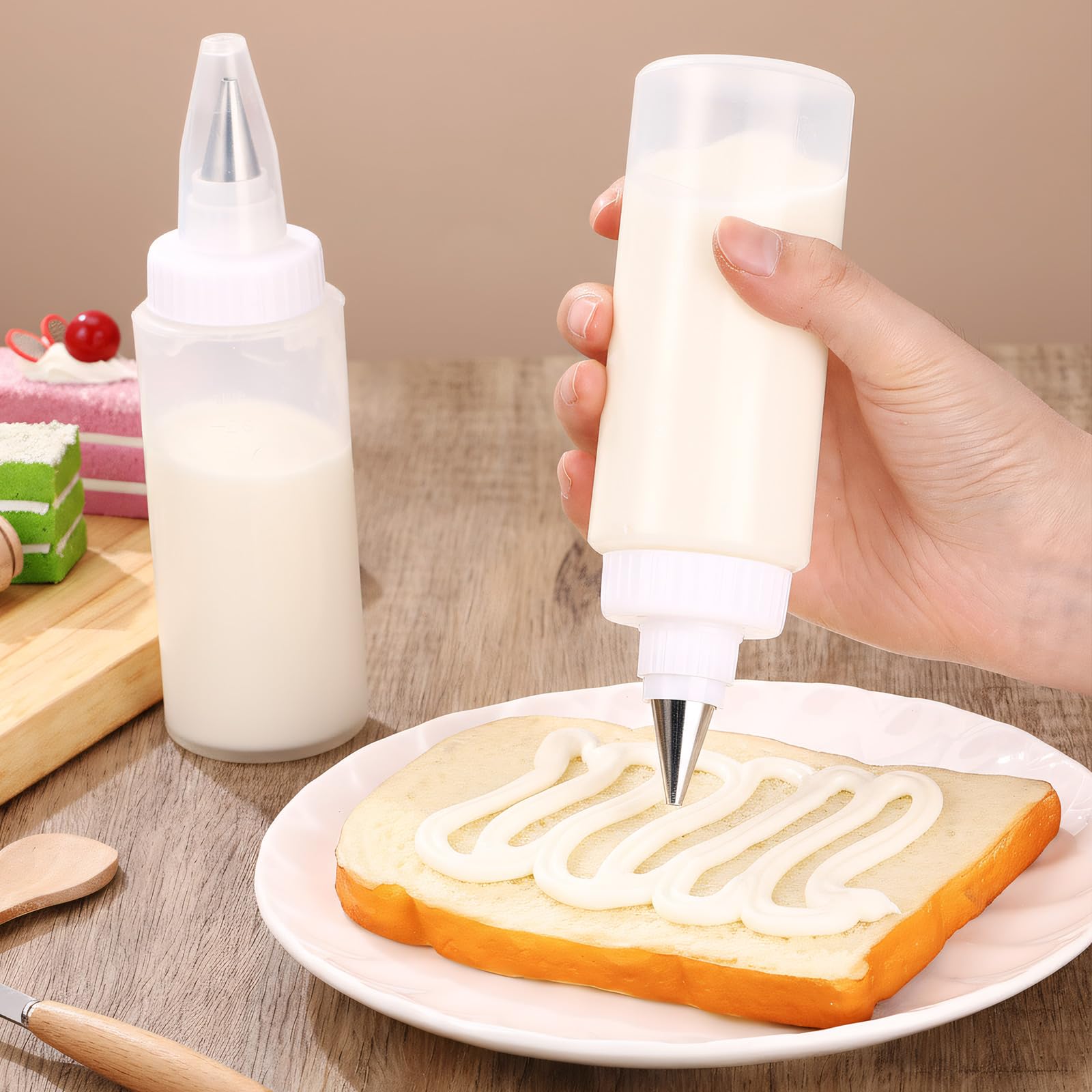 LemonRoad bottles for drizzling sauces and decorating cookies and cakes