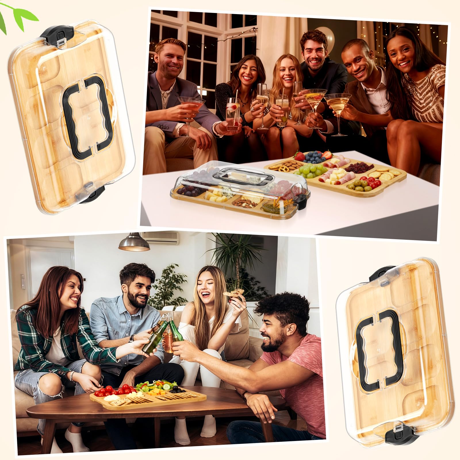 LemonRoad travel charcuterie set: portable kit for picnics and on-the-go entertaining.