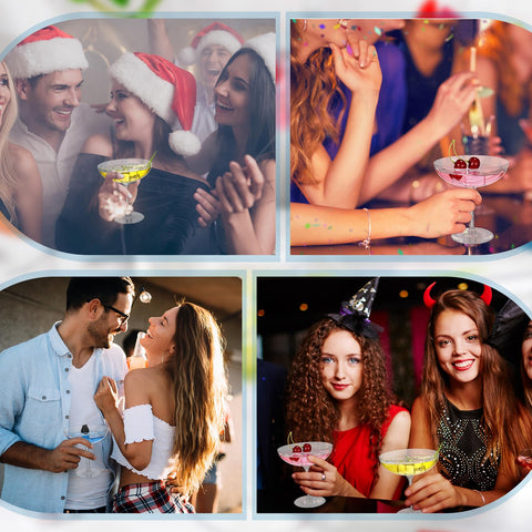 LemonRoad wide-usage glasses suit cocktails, desserts, and beverages at gatherings