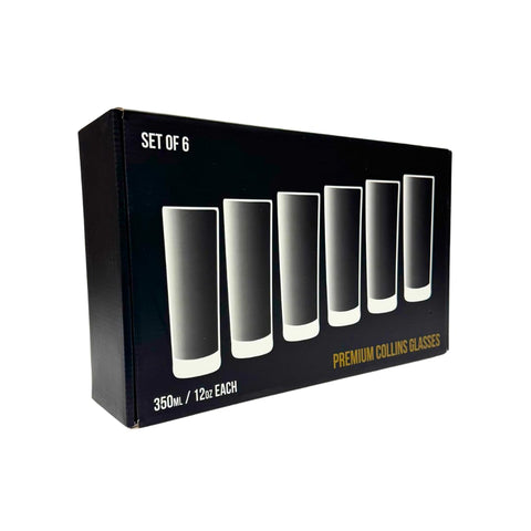LEMONSODA barware collection featuring tall highball glasses for parties