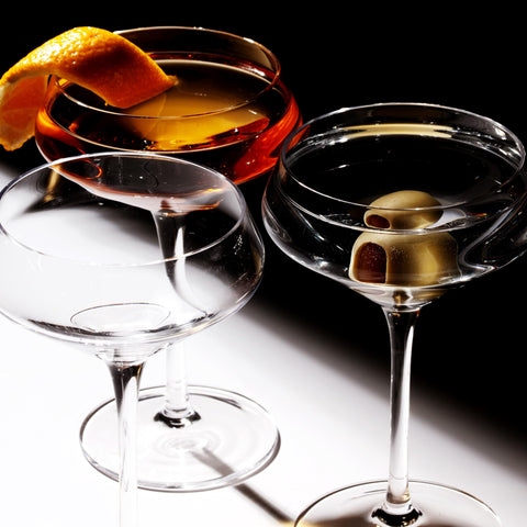LEMONSODA cocktail party setup 6oz glasses ideal for elegant gatherings.