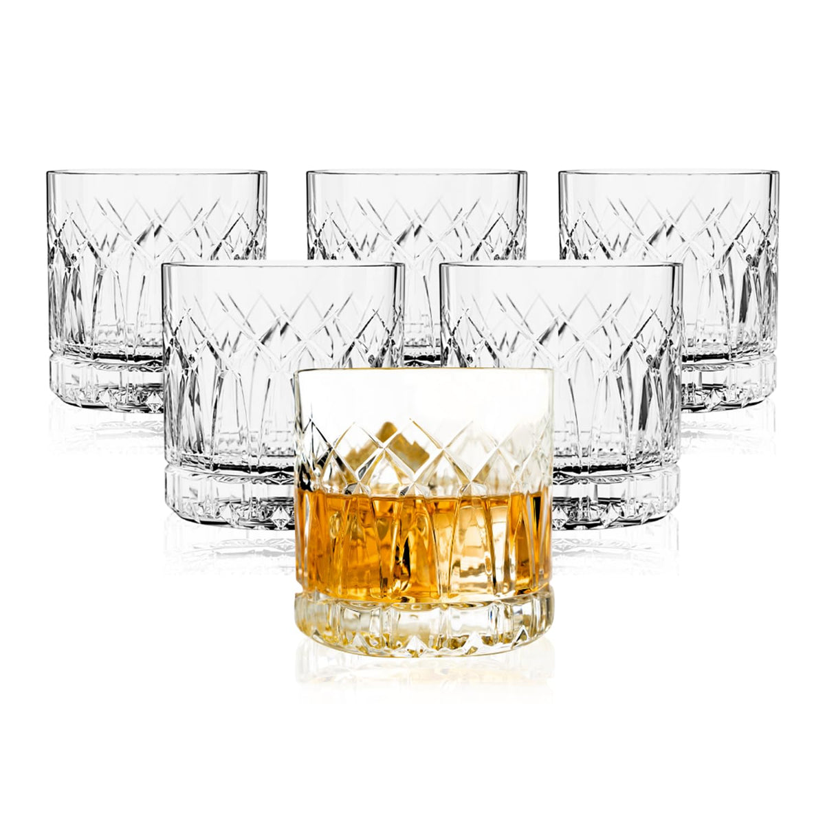 LEMONSODA double rock old fashioned Arch closeup highlighting clarity and grip.