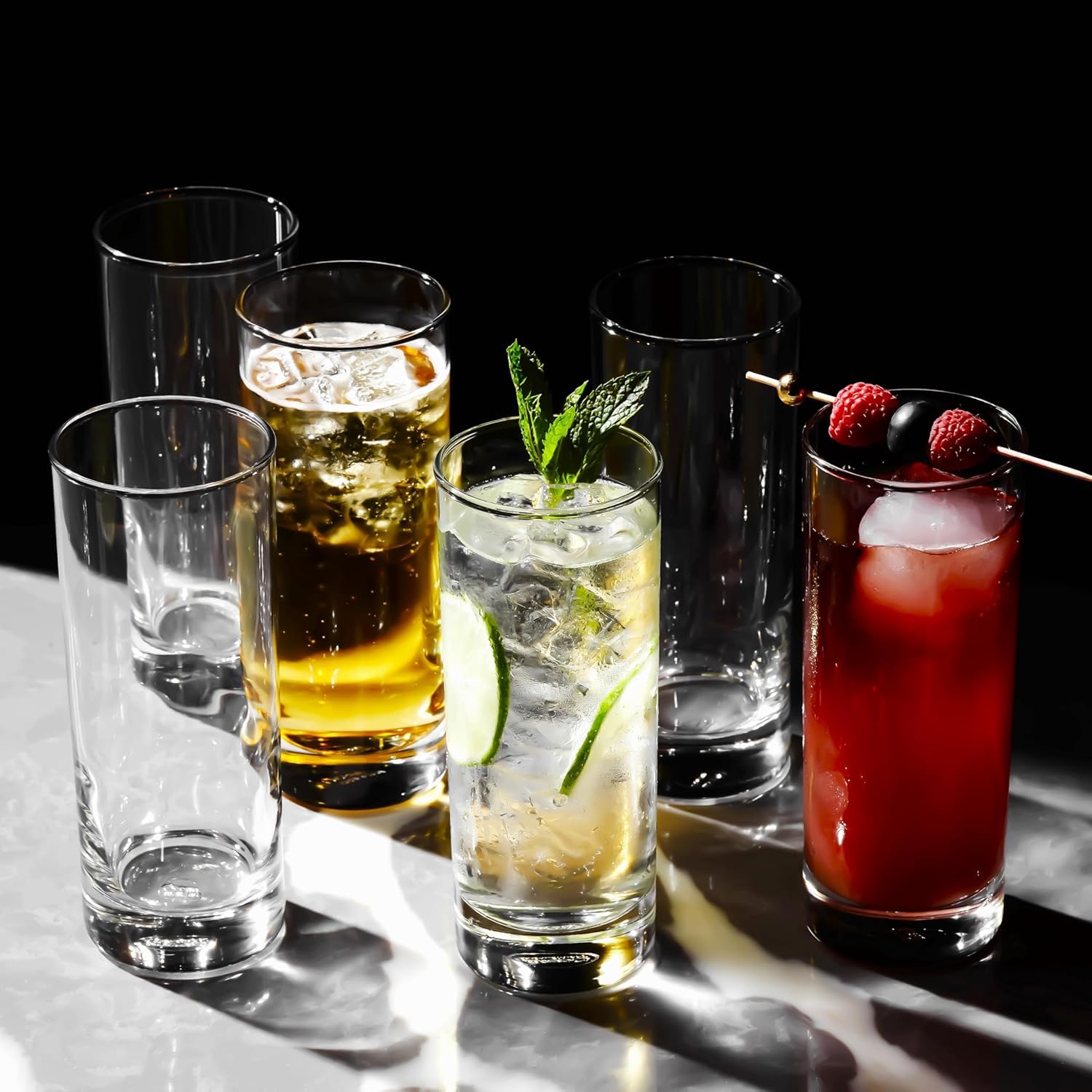 LEMONSODA mojito-ready glasses showcase refreshing pours and style