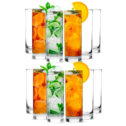LEMONSODA highball 12oz glasses set for chic entertaining