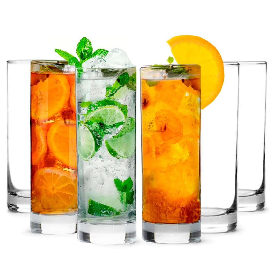 LEMONSODA premium highball glass set in a 6-pack for easy entertaining